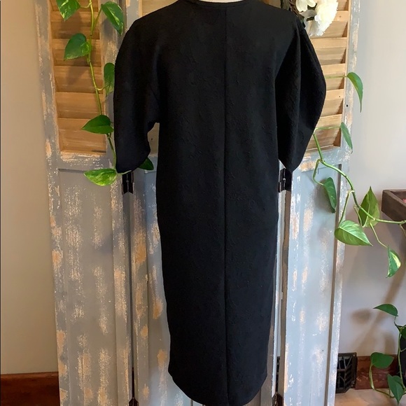 Zara Collection black bubble sleeve midi dress🦜 - Picture 6 of 11